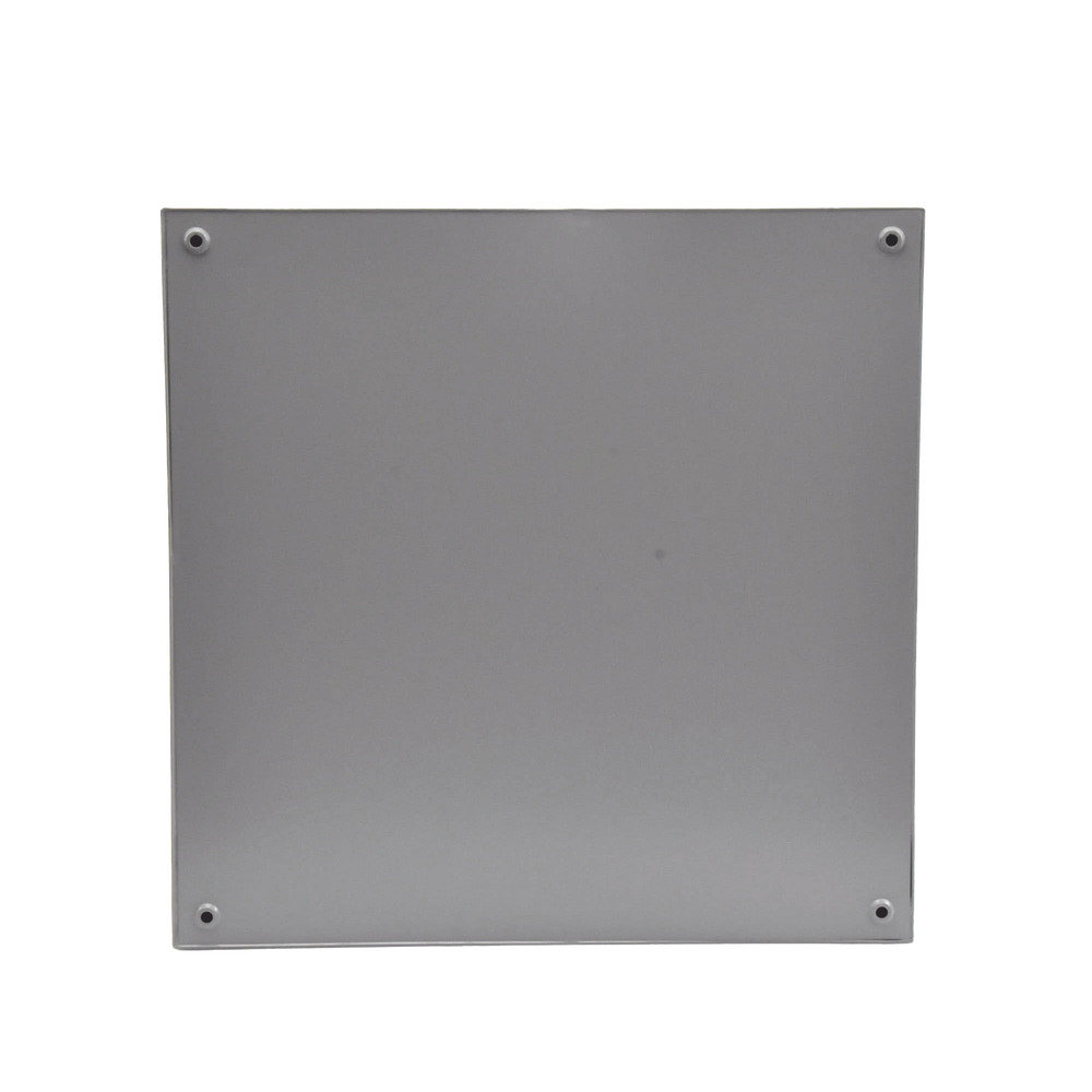Gabinete de Acero, Nema 4 -IP 66 de 60 x 60 x 25 cm con Platina y certificado UL.