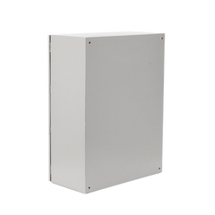 Gabinete de Acero, Nema 4 -IP 65 de 60 x 80 x 30 cm con Platina.