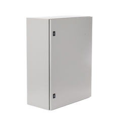 Gabinete de Acero, Nema 4 -IP 65 de 60 x 80 x 30 cm con Platina.