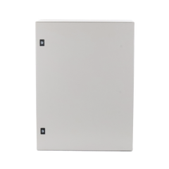 Gabinete de Acero, Nema 4 -IP 65 de 60 x 80 x 30 cm con Platina.