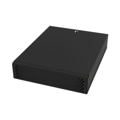 Gabinete Metálico para DVR/NVR. Tamaño Max. de DVR/NVR: 445 x 88 x 400mm (An.xAl.xProf.). Compatible con Fuente SLIM.