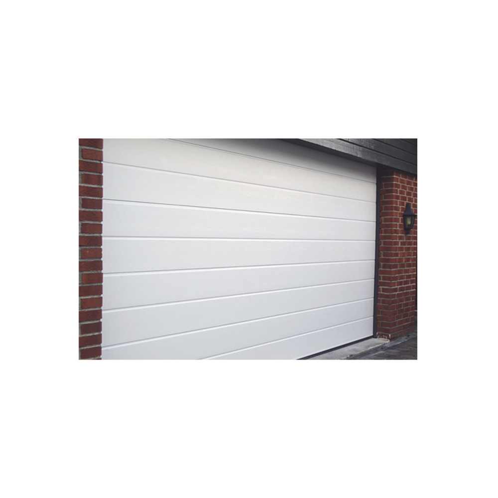 Puerta de Garage de Alta Calidad / Linea Central / Color Blanco 8X7 pies,  AISLADA, Estilo Americana.
