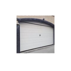 Puerta de Garage de Alta Calidad / Linea Central / Color Blanco 9X8 pies,  AISLADA, Estilo Americana.