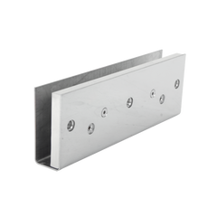Montaje en "U" para Puertas de Vidrio /1/2" de Grosor/  Uso con chapas de 600 y 750 lbs / Ajuste por Opresores
