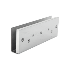 Montaje en "U" para Puertas de Vidrio /1/2" de Grosor/  Uso con chapas de 600 y 750 lbs / Ajuste por Opresores