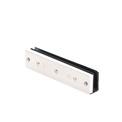 Montaje en "U" para Puertas de Vidrio /1/2" de Grosor/  Uso con chapas de 600 y 750 lbs / Ajuste por Opresores