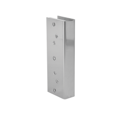 Montaje "U" para Puertas de Vidrio/ 3/4" de Grosor/ Para Chapas Magnéticas de 1200 lbs./ Ajuste por Opresores