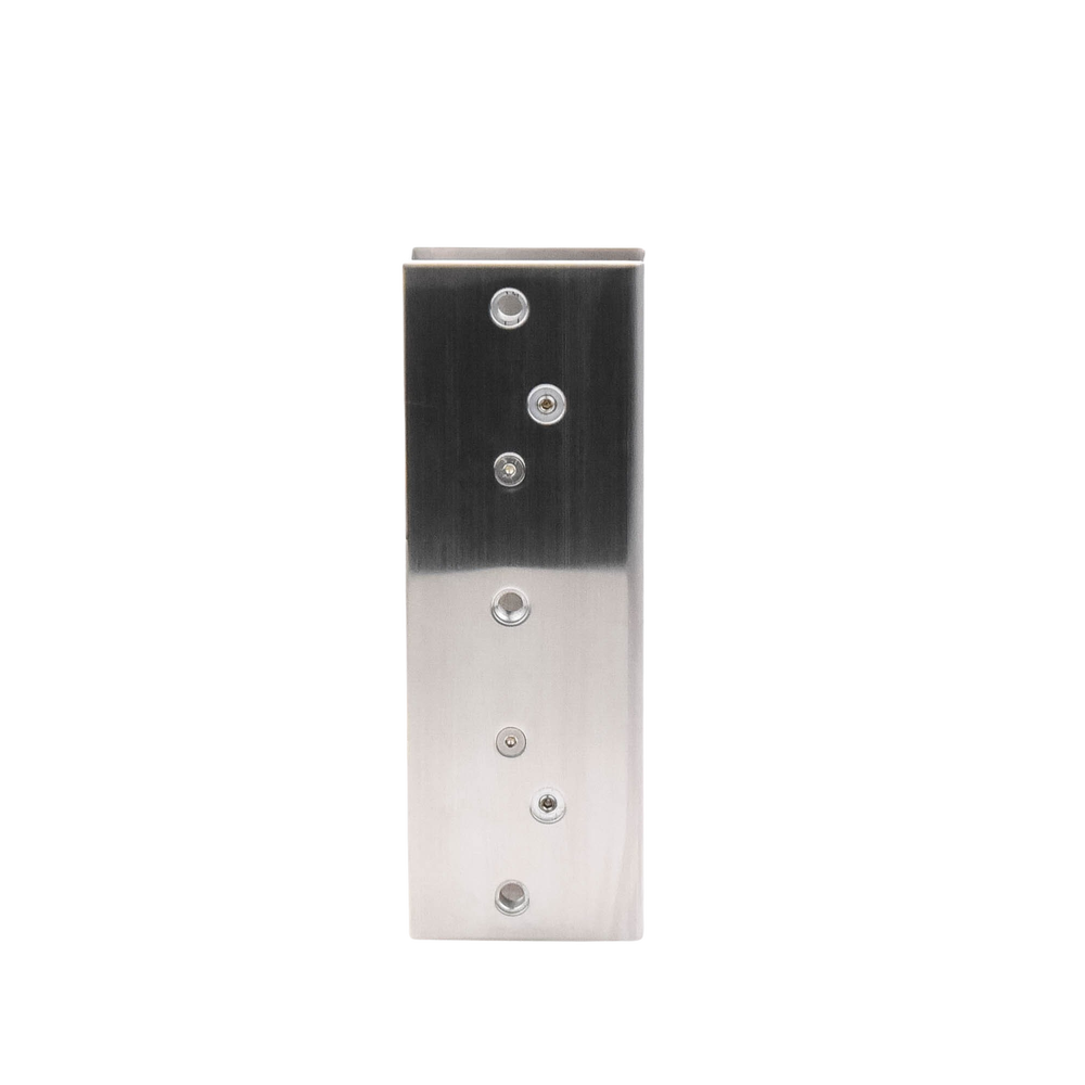 Montaje "U" para Puertas de Vidrio/ 3/4" de Grosor/ Para Chapas Magnéticas de 1200 lbs./ Ajuste por Opresores