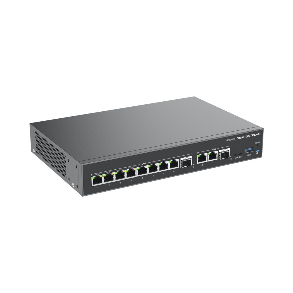4 en 1: Firewall Nueva Generación, Router, PBX IP, Switch 10 Puertos Gigabit (4 PoE) + 2 Puertos SFP 2.5 Gigabit