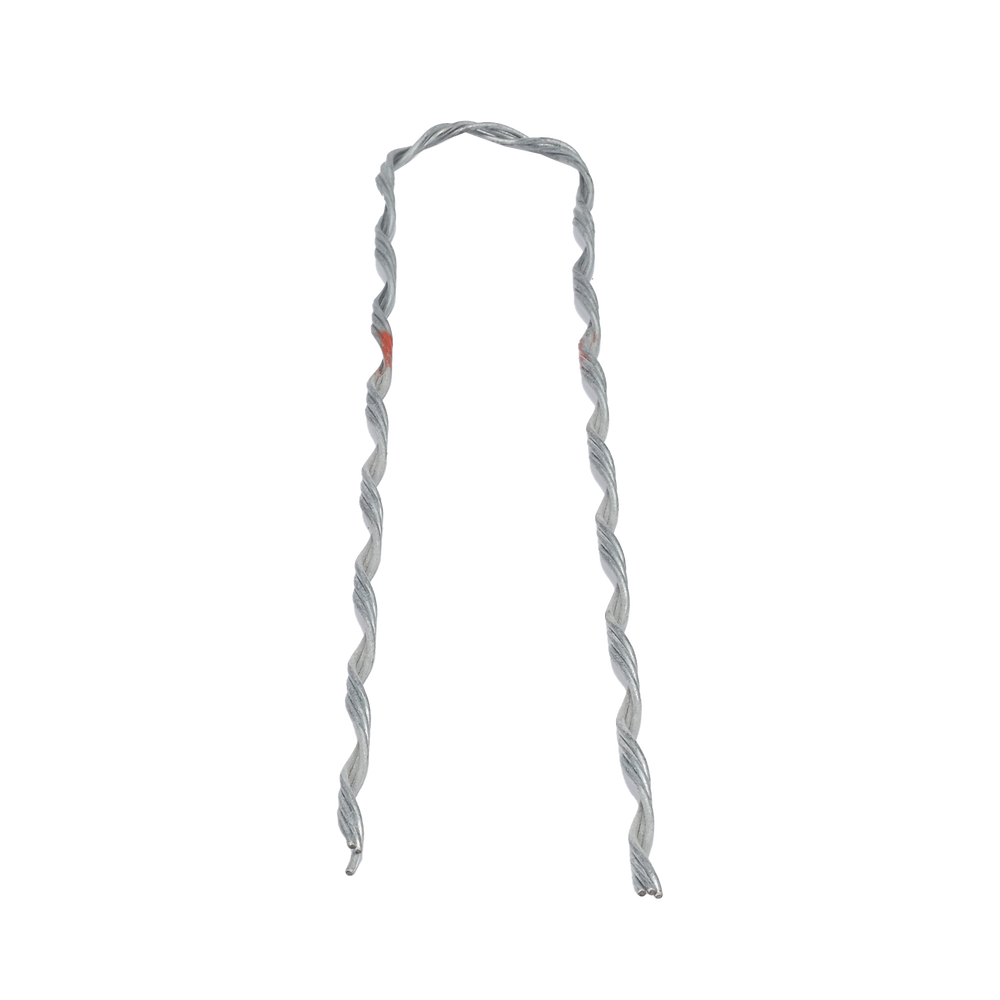 Remate Preformado para Fibra Óptica Figura 8, Span 100 m, para mensajero de acero con diámetro &Phi; 3.6  mm