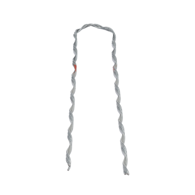 Remate Preformado para Fibra Óptica Figura 8, Span 100 m, para mensajero de acero con diámetro Φ 3.6  mm