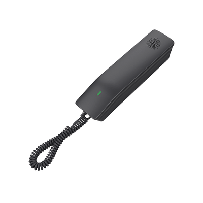 Teléfono IP para Hoteles / Altavoz HD / 2 Cuentas y Líneas SIP / 10 Teclas de Marcación Rápida / 3 Teclas Programables / Códec OPUS / Gestión GDMS / Instalación en Escritorio y Pared / PoE 100 Mbps