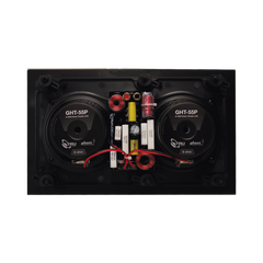 altavoces de montaje en la pared | woofers dobles de 5in | tweeter de 1in | 100W | 8ohms