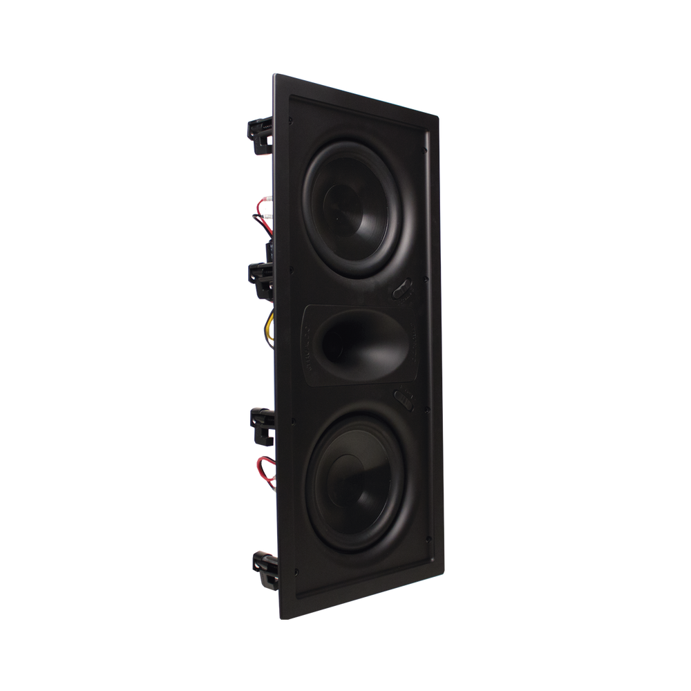 Altavoz LCR de pared | woofers dobles de 6.5'' | tweeter de seda suave de 1 | 125W | 8&Omega;