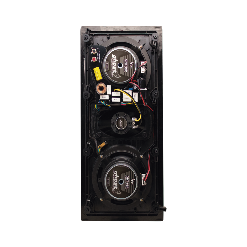 Altavoz LCR de pared | woofers dobles de 6.5'' | tweeter de seda suave de 1 | 125W | 8&Omega;