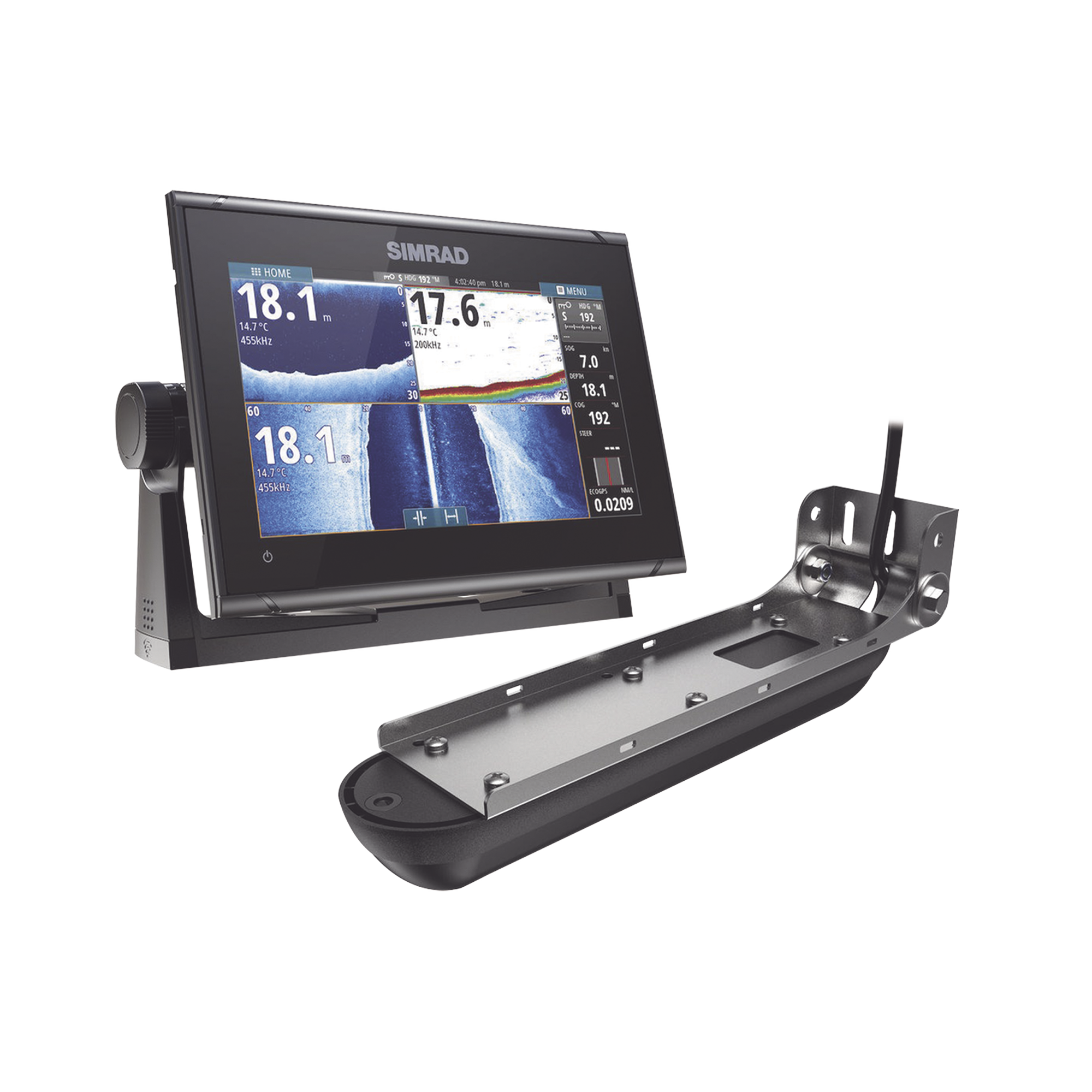 Kit de pantalla GO9 y transductor Active Imaging 3 en 1