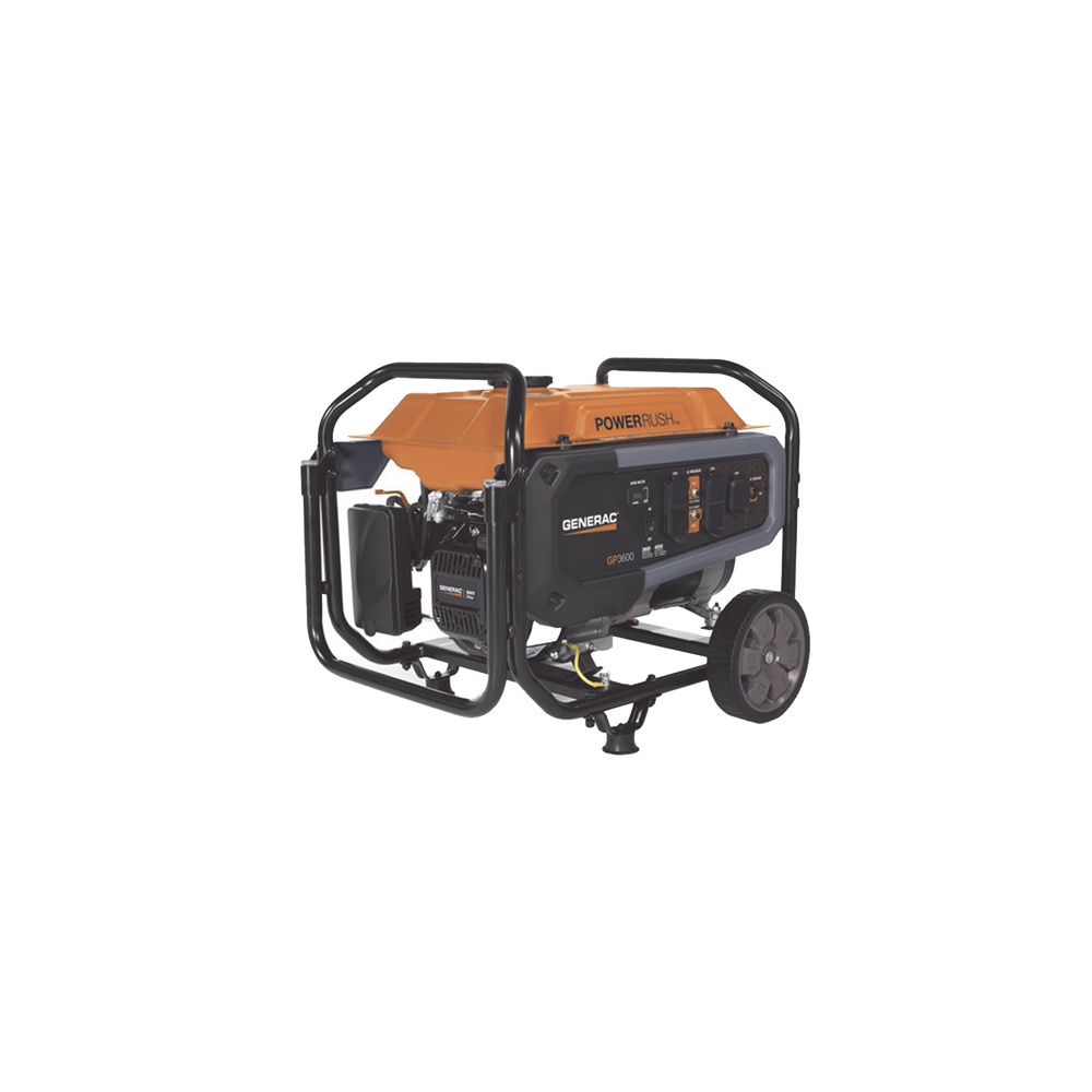 Generador Portátil a Gasolina, 3.6 kW, 120Vca, Arranque Manual