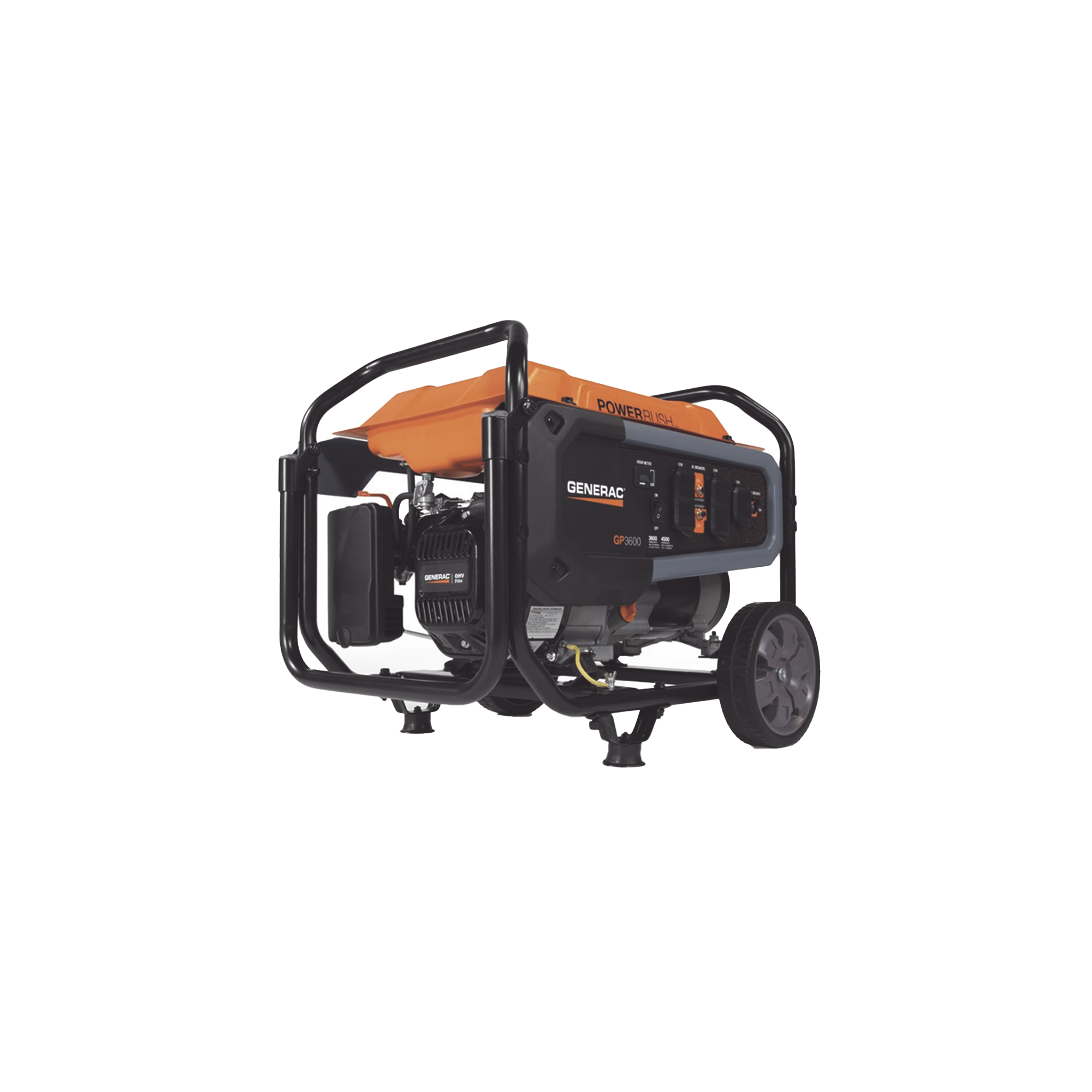 Generador Portátil a Gasolina, 3.6 kW, 120Vca, Arranque Manual