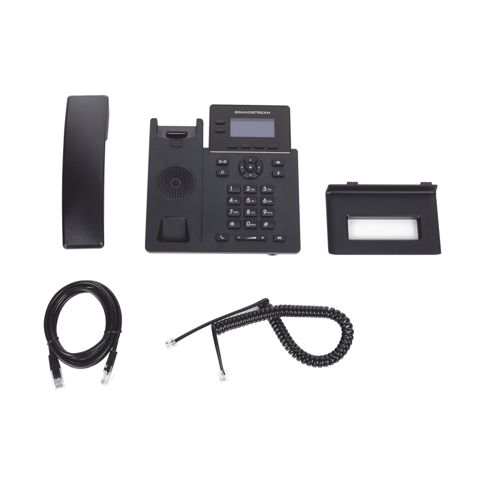 Teléfono IP Grado Operador, 2 líneas SIP con 4 cuentas, PoE, codec Opus, IPV4/IPV6 con gestión en la nube GDMS