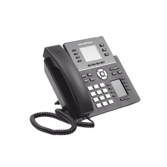Teléfono IP Wi-Fi, Grado Operador, 4 líneas SIP con 4 cuentas, pantalla a color 2.8", puertos Gigabit, Bluetooth, PoE, codec Opus, IPV4/IPV6 con gestión en la nube GDMS