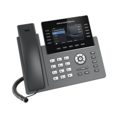 Teléfono IP Wi-Fi, Grado Operador, 10 líneas SIP con 5 cuentas, pantalla a color 4.3", puertos Gigabit, Bluetooth, PoE, codec Opus, IPV4/IPV6 con gestión en la nube GDMS