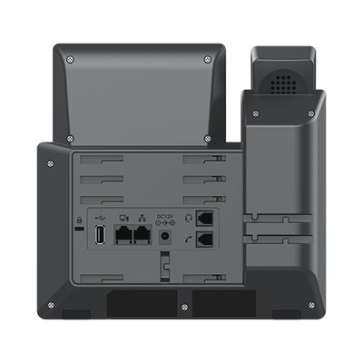 Teléfono IP Wi-Fi, Grado Operador, 8 líneas SIP con 4 cuentas, pantalla a color 2.8", puertos Gigabit, Bluetooth, PoE, codec Opus, IPV4/IPV6 con gestión en la nube GDMS
