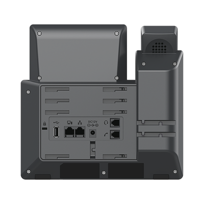 Teléfono IP Wi-Fi, Grado Operador, 8 líneas SIP con 4 cuentas, pantalla a color 2.8", puertos Gigabit, Bluetooth, PoE, codec Opus, IPV4/IPV6 con gestión en la nube GDMS