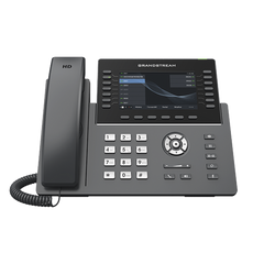 Teléfono IP Wi-Fi, Grado Operador, 14 líneas SIP con 6 cuentas, pantalla LCD  5", puertos Gigabit, Bluetooth, PoE, codec Opus, IPV4/IPV6 con gestión en la nube GDMS