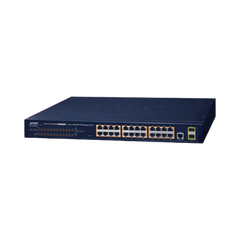 Switch PoE Administrable Capa 2 / 24 Puertos10/100/1000BASE-T / 2 SFP 100/1000BASE-X / POE 802.3af/at