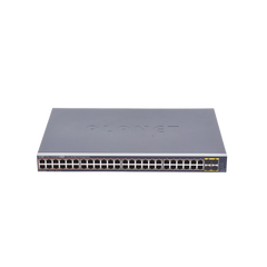 Switch Administrable de 48-Puertos 10/100/1000T 802.3at PoE + 4-Puertos 100/1000BASE-X SFP / 440W