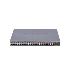 Switch Administrable de 48-Puertos 10/100/1000T 802.3at PoE + 4-Puertos 100/1000BASE-X SFP / 440W