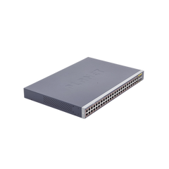 Switch Administrable de 48-Puertos 10/100/1000T 802.3at PoE + 4-Puertos 100/1000BASE-X SFP / 440W