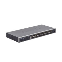 Switch Administrable Capa 2 con Fuente de Alimentación Redundante, 24 Puertos SFP Gigabit 100/1000X, 8 Puertos Combo RJ45 Gigabit.