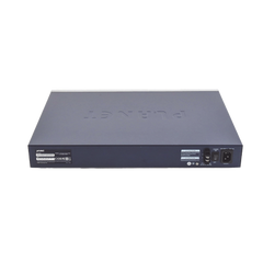 Switch Administrable L3, 24 puertos Gigabit PoE 802.3bt, 2 puertos 10G SFP+, Pantalla Tactil, Fuente Redundante, (600W)