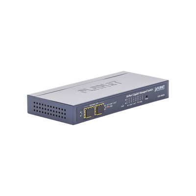 Switch Administrable de Escritorio 8 Puertos Giga + 2 Puertos SFP
