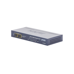 Switch Administrable de Escritorio 8 Puertos Giga + 2 Puertos SFP