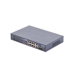 Switch No Administrable 8 Puertos Gigabit con Modo Extender a 250 m,  2 Puertos Uplink 10/100/1000 Mbps, 2 Puertos SFP