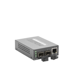 Convertidor de Medios con Doble Puerto SFP 1000BASE-FX/SX/LX y Puerto Ethernet 1000Base-T