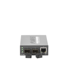 Convertidor de Medios con Doble Puerto SFP 1000BASE-FX/SX/LX y Puerto Ethernet 1000Base-T