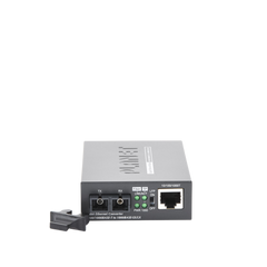 Convertidor de Medios 1000 Mbps UTP/Fibra Óptica Mono-Modo Hasta 20 Km, Conector SC