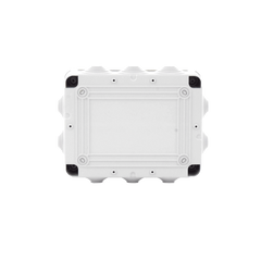 Caja de derivación de PVC Auto-extinguible con 10 entradas, tapa atornillada, 190 x 140 x 70 MM, Para Exterior (IP55)