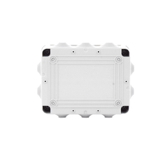 Caja de derivación de PVC Auto-extinguible con 10 entradas, tapa atornillada, 190 x 140 x 70 MM, Para Exterior (IP55)