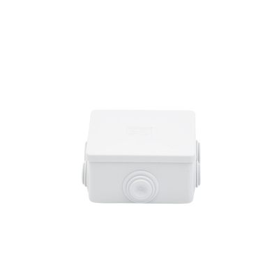 Caja de derivación de PVC Auto-Extinguible con 10 entradas, tapa y tornillo de media vuelta de 1/4", 150x110x70 mm (5.9 x 4.3 x 2.7 in), Para Exterior (IP55)