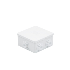 Caja Estanca de PVC Para Derivación y Conexión, 10 Entradas, Tapa con Tornillo de 1/4" de Vuelta, 150x110x70 mm (Área interna), Uso Exterior IP55, Material que no Propaga el Fuego y Libre de Hálogenos