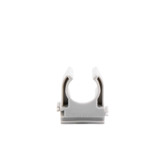 Soporte de presión (Abrazadera), PVC Auto-extinguible, abierto para tubería de 16 mm