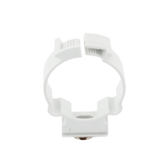Soporte de collar (Abrazadera), PVC Auto-extinguible, cerrado para tubería de 32 mm