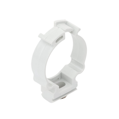 Soporte de collar (Abrazadera), PVC Auto-extinguible, cerrado para tubería de 32 mm