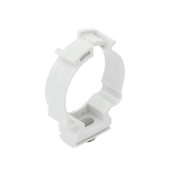 Soporte de collar (Abrazadera), PVC Auto-extinguible, cerrado para tubería de 32 mm