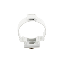 Soporte de collar (Abrazadera), PVC Auto-extinguible, cerrado para tubería de 40 mm