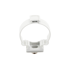 Soporte de collar (Abrazadera), PVC Auto-extinguible, cerrado para tubería de 40 mm
